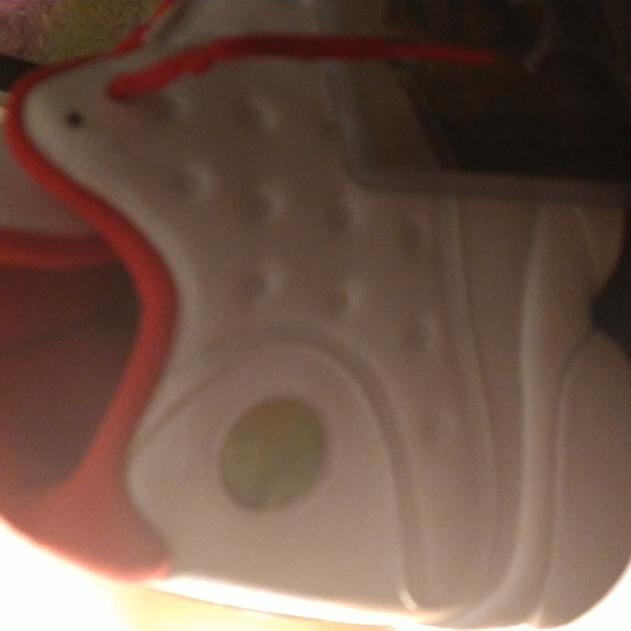 2017 Jordan retro 13s all white red inside red  bottom brand new!!! - Picture 3 of 12